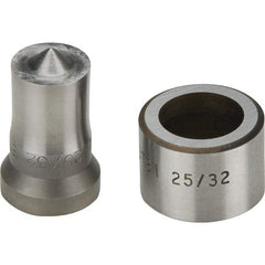 Enerpac - Hydraulic Punch Press Dies & Punches Type: Round Punch Diameter (mm): 19.80 - First Tool & Supply