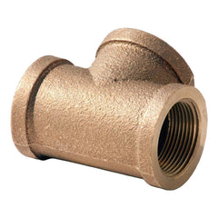 Merit Brass - Brass & Chrome Pipe Fittings Type: Tee Fitting Size: 1-1/2 - First Tool & Supply