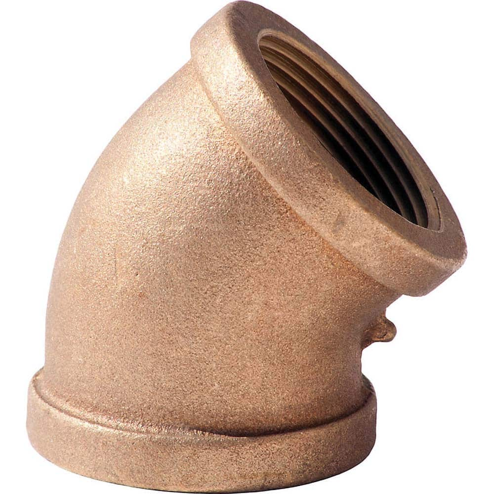 Merit Brass - Brass & Chrome Pipe Fittings Type: 45 Degree Elbow Fitting Size: 2 - First Tool & Supply