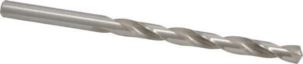 Cleveland - Letter C 135° High Speed Steel Jobber Drill - Bright Finish, Right Hand Cut, Spiral Flute, Straight Shank, 4" OAL, Split Point - First Tool & Supply