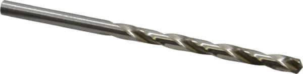 Cleveland - #16 135° High Speed Steel Jobber Drill - Bright Finish, Right Hand Cut, Spiral Flute, Straight Shank, 3-3/8" OAL, Split Point - First Tool & Supply