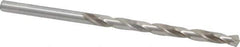 Cleveland - #22 135° High Speed Steel Jobber Drill - Bright Finish, Right Hand Cut, Spiral Flute, Straight Shank, 3-1/8" OAL, Split Point - First Tool & Supply