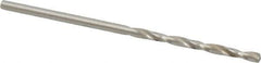 Cleveland - #48 135° High Speed Steel Jobber Drill - Bright Finish, Right Hand Cut, Spiral Flute, Straight Shank, 2" OAL, Split Point - First Tool & Supply