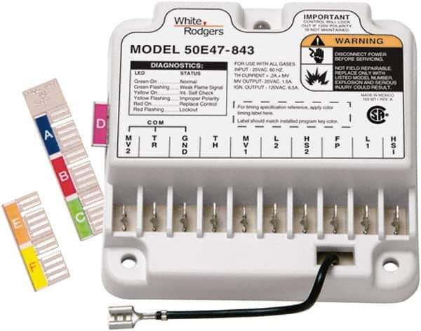 White-Rodgers - 24 VAC, 0.45 Amp, Universal Nonintegrated Hot Surface Ignition Module - For Use with Gas Fired Nonintegrated Ignition Controls - First Tool & Supply