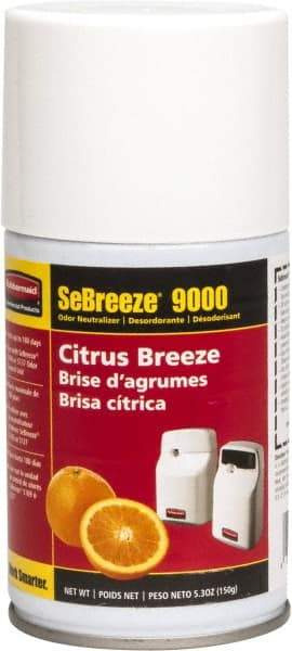 Rubbermaid - 5.3 oz Air Freshener Dispenser Aerosol Refill - Citrus, Compatible with 5137 & 5169 Units - First Tool & Supply