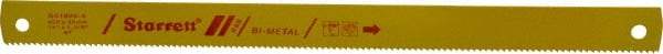 Starrett - 18" Long, 6 Teeth per Inch, Bi-Metal Power Hacksaw Blade - Toothed Edge, 1-3/8" Wide x 0.062" Thick - First Tool & Supply