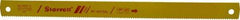 Starrett - 18" Long, 6 Teeth per Inch, Bi-Metal Power Hacksaw Blade - Toothed Edge, 1-3/8" Wide x 0.062" Thick - First Tool & Supply