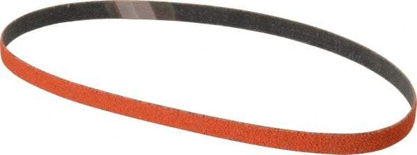 Norton - 1/2" Wide x 24" OAL, 40 Grit, Ceramic Abrasive Belt - Ceramic, Coarse, Coated, Y Weighted Cloth Backing, Series R980 - First Tool & Supply