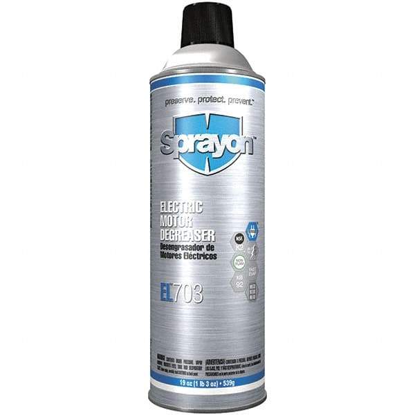 Sprayon - 19 Ounce Aerosol Electrical Grade Cleaner/Degreaser - Nonflammable - First Tool & Supply