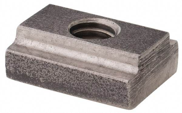 Gibraltar - 1/4-20 Blind Tapped T Slot Nut - 5/16" Slot Width, 1/2 x 11/64" Base Width x Height, 9/16 x 1/4" OAL x Height - First Tool & Supply