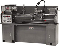 Jet - 13" Swing, 40" Between Centers, 230 Volt, Single Phase Bench Lathe - 5MT Taper, 2 hp, 60 to 1,240 RPM, 1-3/8" Bore Diam, 32" Deep x 45" High x 71" Long - First Tool & Supply