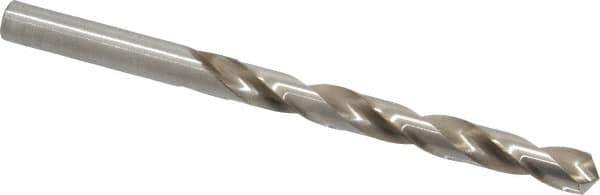 Hertel - Letter O 118° High Speed Steel Jobber Drill - Bright Finish, Right Hand Cut, Spiral Flute, Straight Shank, 4-1/2" OAL, Standard Point - First Tool & Supply