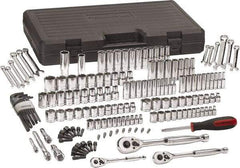 GearWrench - 165 Piece 1/4, 3/8 & 1/2" Drive Mechanic's Tool Set - Comes in Blow Molded Case - First Tool & Supply