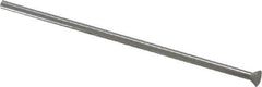 Dayton Lamina - 0.1125" Head Diam, 1/16" Shank Diam, Quill Head, High Speed Steel Solid Mold Die Blank & Punch - 60° Head Angle, 0.0438" Head Height, 2" OAL, Blank Punch, KWX Series - First Tool & Supply