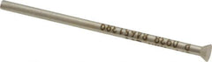 Dayton Lamina - 0.1688" Head Diam, 3/32" Shank Diam, Quill Head, High Speed Steel Solid Mold Die Blank & Punch - 60° Head Angle, 0.0657" Head Height, 2" OAL, Blank Punch, KWX Series - First Tool & Supply