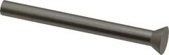 Dayton Lamina - 0.3375" Head Diam, 3/16" Shank Diam, Quill Head, High Speed Steel Solid Mold Die Blank & Punch - 60° Head Angle, 0.1313" Head Height, 2" OAL, Blank Punch, KWX Series - First Tool & Supply