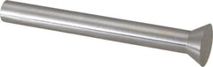 Dayton Lamina - 0.3938" Head Diam, 7/32" Shank Diam, Quill Head, High Speed Steel Solid Mold Die Blank & Punch - 60° Head Angle, 0.1532" Head Height, 2" OAL, Blank Punch, KWX Series - First Tool & Supply