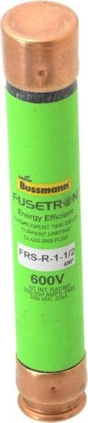 Cooper Bussmann - 300 VDC, 600 VAC, 1.5 Amp, Time Delay General Purpose Fuse - Fuse Holder Mount, 127mm OAL, 20 at DC, 200 (RMS) kA Rating, 13/16" Diam - First Tool & Supply