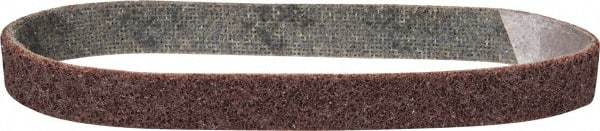 3M - 3/4" Wide x 18" OAL, Aluminum Oxide Abrasive Belt - Aluminum Oxide, Medium, Nonwoven, Series SE-BS - First Tool & Supply