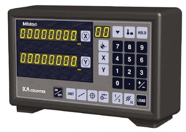 Mitutoyo - 3 Axes, Lathe & Milling Compatible DRO Counter - LED Display - First Tool & Supply