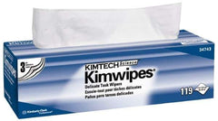 Kimtech - Dry Clean Room/Lab/Critical Task Wipes - Pop-Up, 11-3/4" x 11-3/4" Sheet Size, White - First Tool & Supply