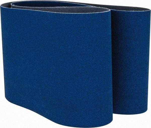 Norton - 6" Wide x 48" OAL, 80 Grit, Zirconia Alumina Abrasive Belt - Zirconia Alumina, Medium, Coated, Y Weighted Cloth Backing, Dry, Series R821 - First Tool & Supply