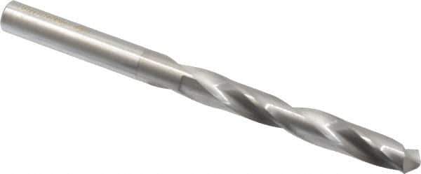 Atrax - Letter G 118° Solid Carbide Jobber Drill - Bright Finish, Right Hand Cut, Spiral Flute, Straight Shank, 3-1/2" OAL, Standard Point - First Tool & Supply