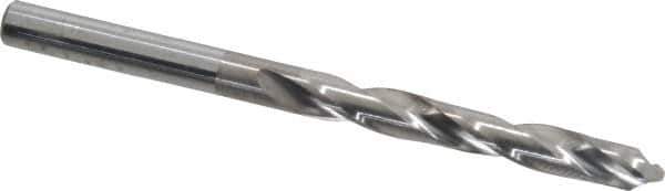 Atrax - #10 118° Solid Carbide Jobber Drill - Bright Finish, Right Hand Cut, Spiral Flute, Straight Shank, 2-3/4" OAL, Standard Point - First Tool & Supply