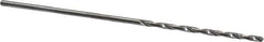 Atrax - #65 118° Solid Carbide Jobber Drill - Bright Finish, Right Hand Cut, Spiral Flute, Straight Shank, 1-3/8" OAL, Standard Point - First Tool & Supply