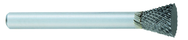 SN-2 -- 3/8 x 3/8 LOC x 1/4 Shank x 2 OAL Inverted Taper Carbide Medium Tough Cut Burr - First Tool & Supply