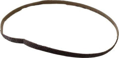 Tru-Maxx - 1/4" Wide x 18" OAL, 40 Grit, Aluminum Oxide Abrasive Belt - Aluminum Oxide, Coarse, Coated - First Tool & Supply