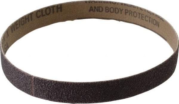 Tru-Maxx - 1/2" Wide x 12" OAL, 60 Grit, Aluminum Oxide Abrasive Belt - Aluminum Oxide, Medium, Coated - First Tool & Supply