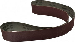 Tru-Maxx - 2" Wide x 48" OAL, 120 Grit, Aluminum Oxide Abrasive Belt - Aluminum Oxide, Fine, Coated - First Tool & Supply