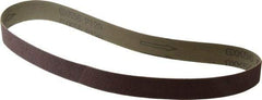 Tru-Maxx - 1" Wide x 24" OAL, 120 Grit, Aluminum Oxide Abrasive Belt - Aluminum Oxide, Fine, Coated - First Tool & Supply