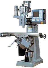 Bridgeport - 48" Long x 9" Wide, 3 Phase Fagor 8055-i CNC Milling Machine - Variable Speed Pulley Control, R8 Taper, 3 hp - First Tool & Supply