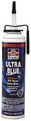 Permatex - 9-1/2 oz Gasket Maker - -65 to 500°F, Blue, Comes in PowerBead Pressurized Can - First Tool & Supply