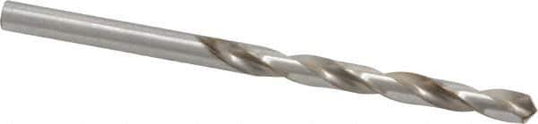 Hertel - 7/32" 118° High Speed Steel Jobber Drill - Bright Finish, Right Hand Cut, Spiral Flute, Straight Shank, 3-3/4" OAL, Standard Point - First Tool & Supply