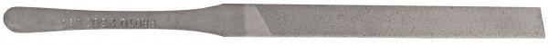 Proto - 5-1/4" Long, Smooth Cut, Flat American-Pattern File - Double Cut, 1/4" Overall Thickness, Tang - First Tool & Supply