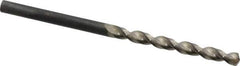 Guhring - #27 130° High Speed Steel Jobber Drill - Bright Finish, Right Hand Cut, Parabolic Flute, Straight Shank, 2-3/4" OAL, Standard Point - First Tool & Supply