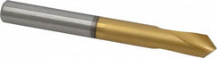 Guhring - 3/8" Body Diam, 90°, 89mm OAL, High Speed Steel Spotting Drill - First Tool & Supply