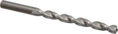 Guhring - Letter Q 130° Solid Carbide Jobber Drill - Bright Finish, Right Hand Cut, Parabolic Flute, Straight Shank, 120.65mm OAL, Standard Point - First Tool & Supply