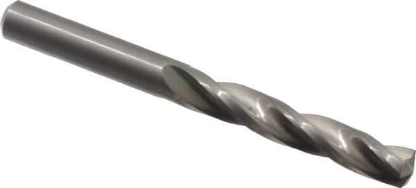 Guhring - Letter I 150° Solid Carbide Jobber Drill - Bright Finish, Right Hand Cut, Spiral Flute, Straight Shank, 74mm OAL, Standard Point - First Tool & Supply