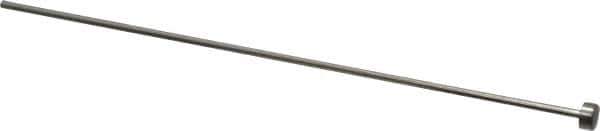 Gibraltar - 5/64" Pin Diam, 1/4" Head Diam x 1/8" Head Height, 6" OAL, Straight Ejector Pin - Steel, 5-7/8" Pin Length - First Tool & Supply