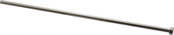 Gibraltar - 7/32" Pin Diam, 13/32" Head Diam x 3/16" Head Height, 10" OAL, Straight Ejector Pin - Steel, 9-13/16" Pin Length - First Tool & Supply