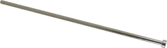 Gibraltar - 15/64" Pin Diam, 13/32" Head Diam x 3/16" Head Height, 10" OAL, Straight Ejector Pin - Steel, 9-13/16" Pin Length - First Tool & Supply