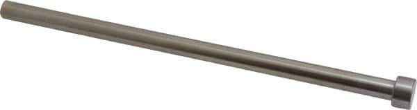 Gibraltar - 9/32" Pin Diam, 7/16" Head Diam x 1/4" Head Height, 6" OAL, Straight Ejector Pin - Steel, 5-3/4" Pin Length - First Tool & Supply