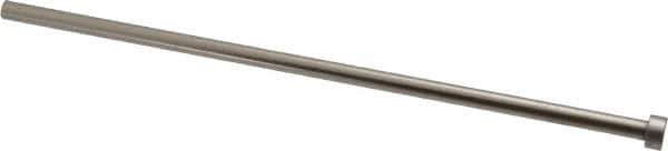 Gibraltar - 19/64" Pin Diam, 1/2" Head Diam x 1/4" Head Height, 10" OAL, Straight Ejector Pin - Steel, 9-3/4" Pin Length - First Tool & Supply