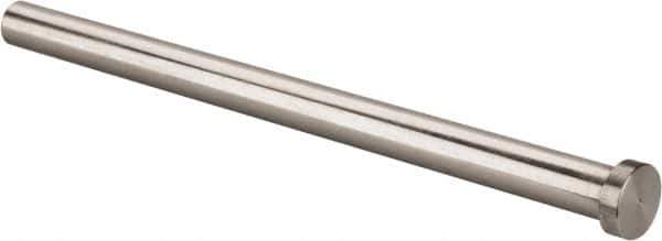 Gibraltar - 5/8" Pin Diam, 7/8" Head Diam x 1/4" Head Height, 10" OAL, Straight Ejector Pin - Steel, 9-3/4" Pin Length - First Tool & Supply