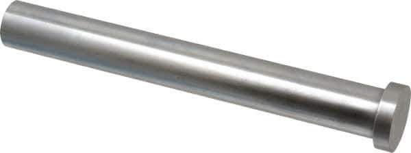 Gibraltar - 3/4" Pin Diam, 1" Head Diam x 1/4" Head Height, 6" OAL, Hard Core Pin - Steel, 5-3/4" Pin Length - First Tool & Supply