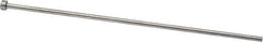 Gibraltar - 2mm Pin Diam, 4mm Head Diam x 2mm Head Height, 100mm OAL, Straight Ejector Pin - Steel, 98mm Pin Length - First Tool & Supply